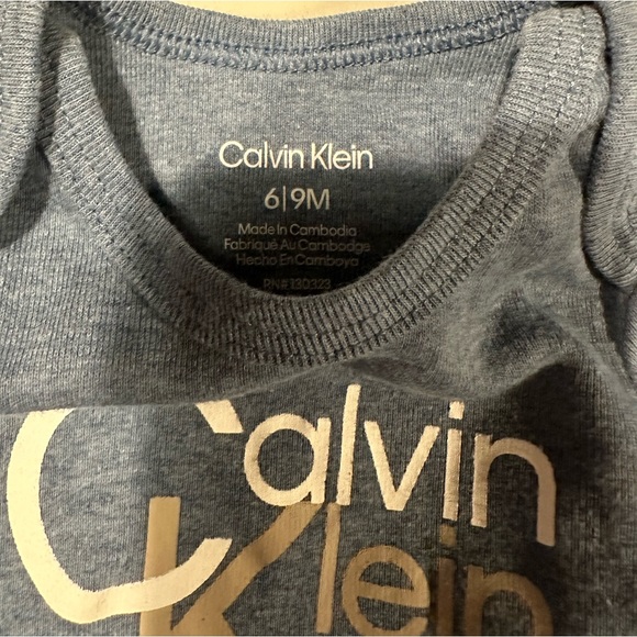 Set of 3 Calvin Klein Baby Onesies Size 6-9 Months - Picture 2 of 6
